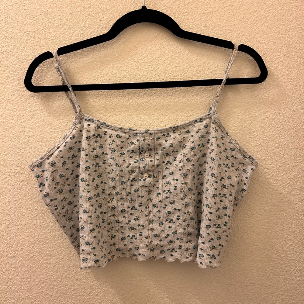 Cropped tank-top
